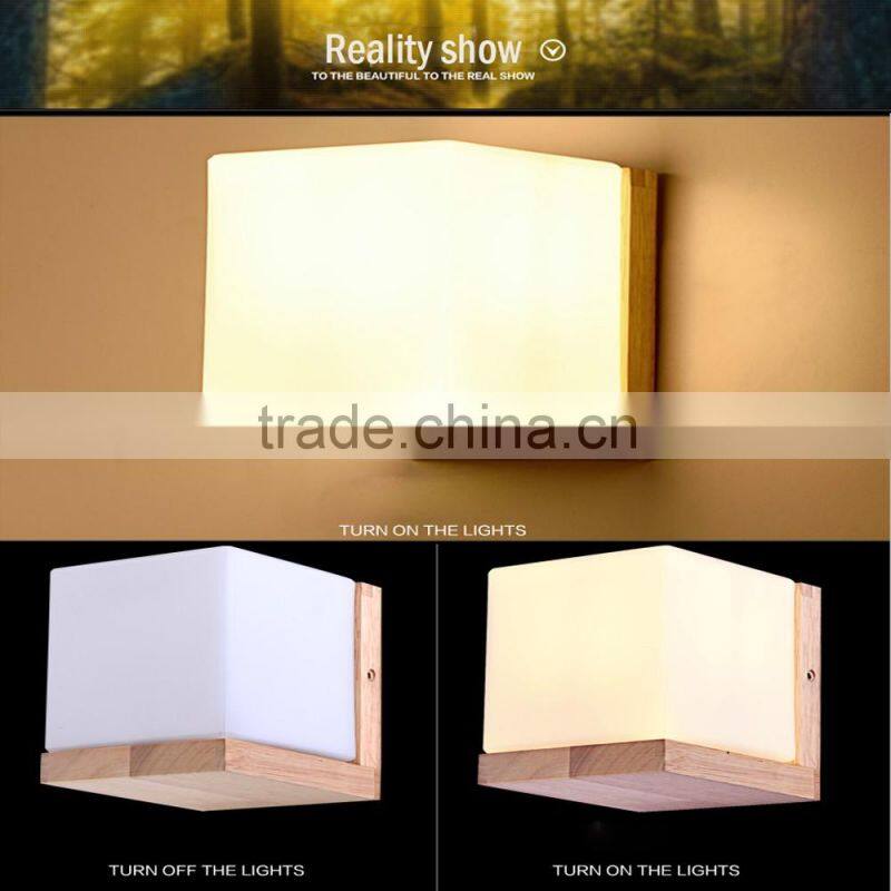 Rubber Stair Cube Sugar Wall Lamp Home Commercial LED Bedside Wall Lamp