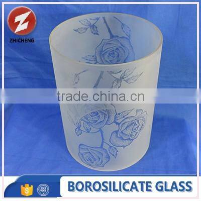 high quality polished acid proof borosilicate glass containers