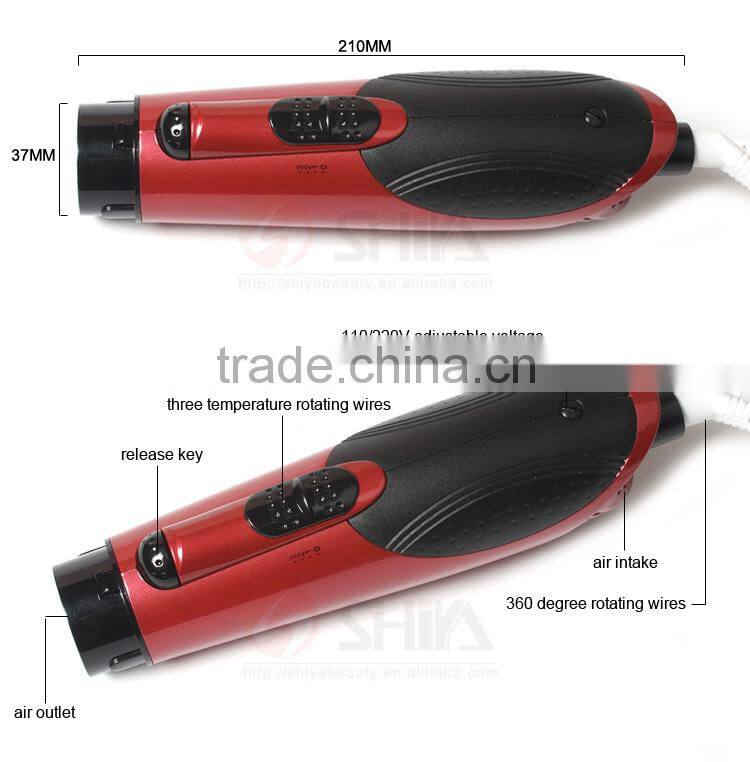 Plastic Bristle Multi-functional Magic Hot Air Styler Roller Brush Pro Salon Hair Dryer Comb And Hair Straightener Factory