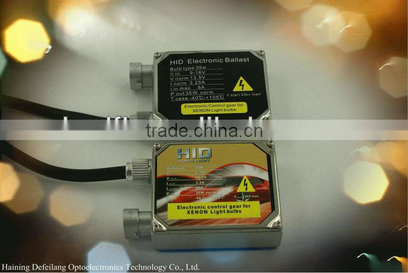 Defeilang VIP HID Xenon Lamp H13 ballasts 35W 55W 75W 3000k 4300k 6000k 8000k 10000k 12000k 15000k 30000k