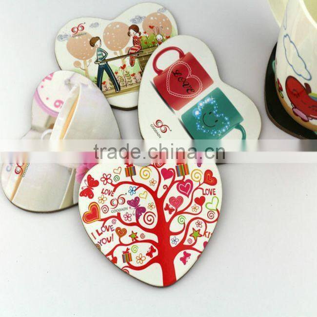 Promotional cheap printed beer glass coaster for sale