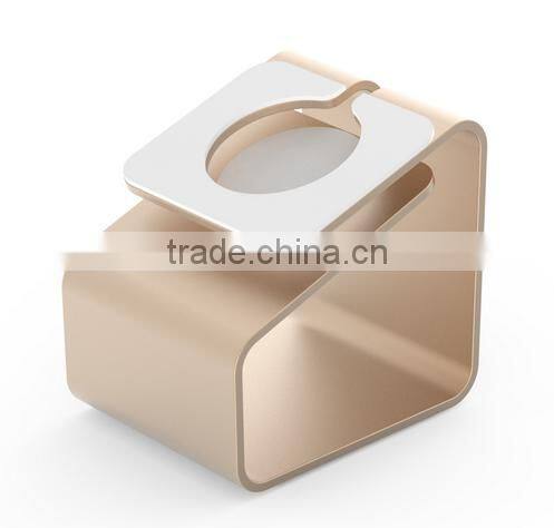 Best selling !! Fashion Metal Aluminium Charger Charging Dock Stand for Apple Watch 38mm 42mm
