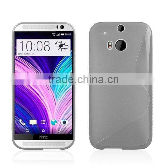 S line Tpu Mobile Phone Case Cover For HTC one M8