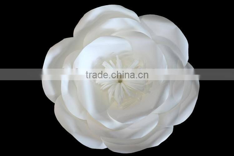 Elegant wedding decoration hanging paper rose flower