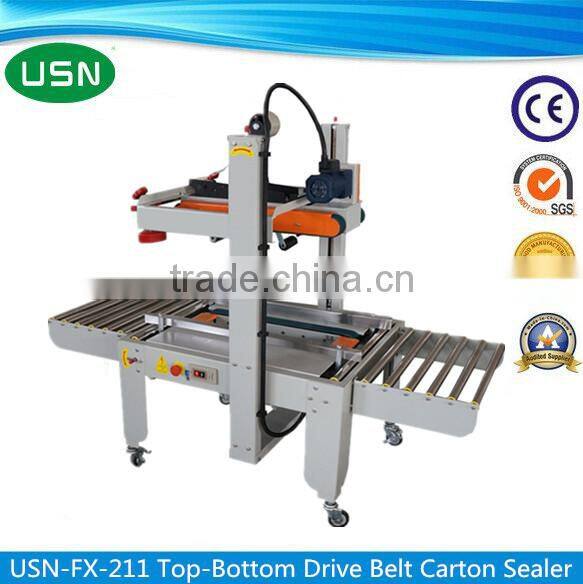 Top Bottom Drive Belt Carton Sealer With CE Certification Approved