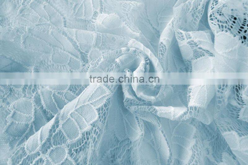 Polyester Mesh Lace Spandex Fabric Design for Dress DSN460