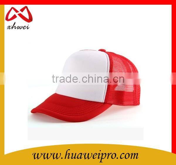 Manufacturer NEW Blank Sports Trucker Cap Mesh Custom Trucker Cap Plain