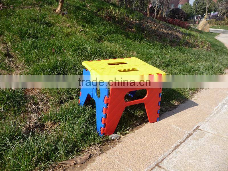 PP Plastic colorful Portable Folding Step Stool