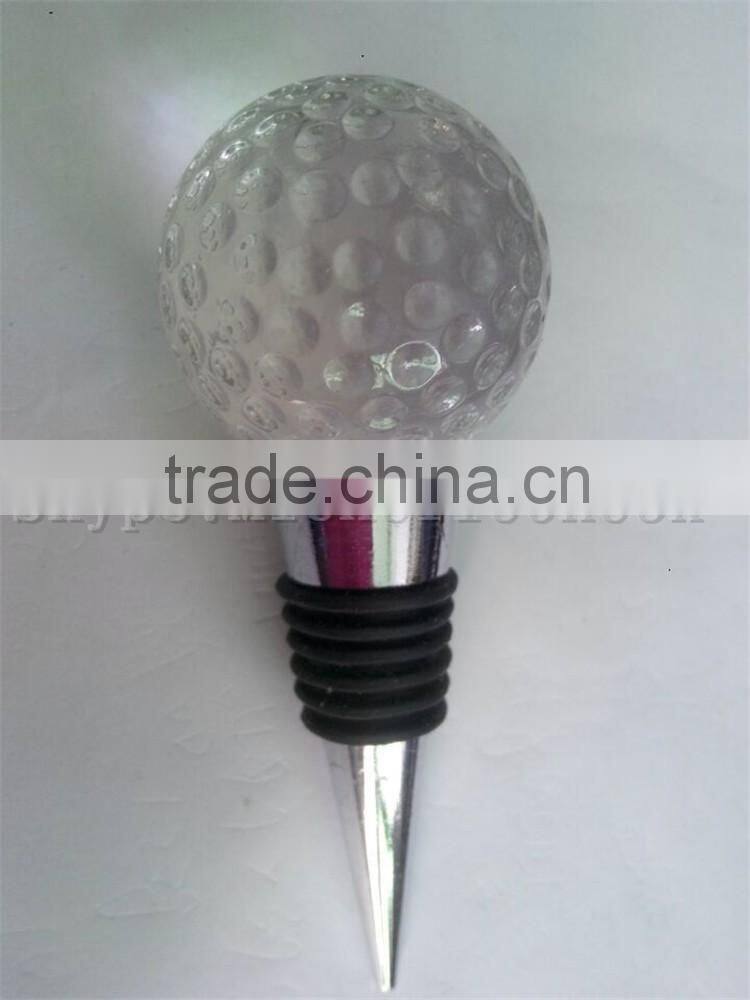 Popular golf ball shape wine stopper exist mold