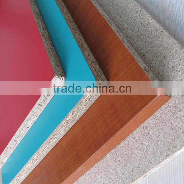 cheap Melamine Faced flakeboard for cabinet furniture