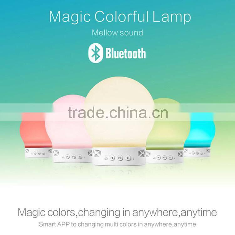 Shenzhen Factory Hot Portable usb speaker,wifi speaker,led bluetooth speaker smart magic lamp