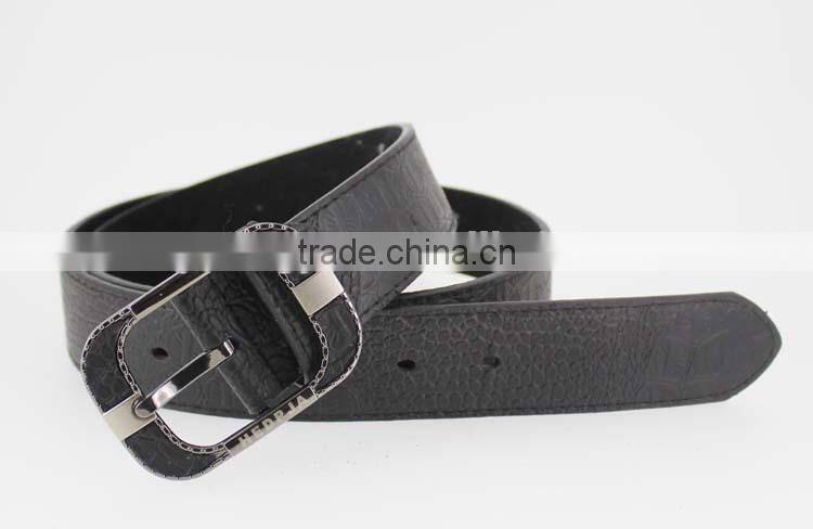 2015 new arrive designer man COROCO PU leather belt for jeans with shiny metal rivet accessories