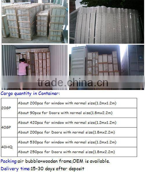 upvc casement windows (hot), upvc windows,single glazed window