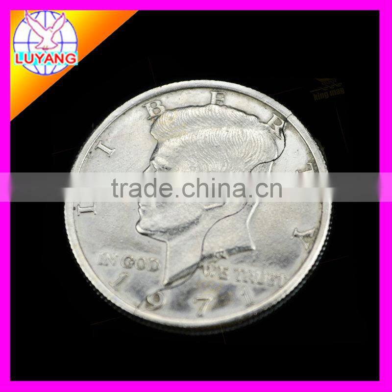 easy to learn magic tricks props folding coin USA UK factory sale