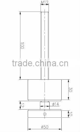 stainless steel 316 glass standoff with mirror surface