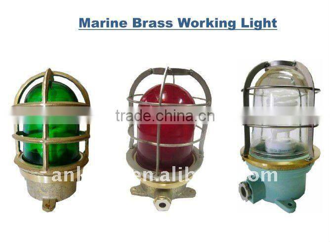 110V waterproof Resin Outdoor Landscape Marine Brass Light