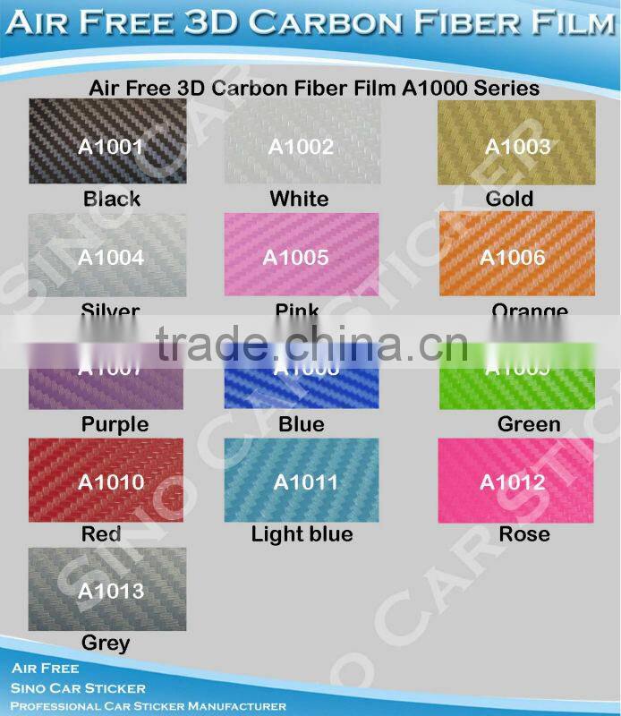 SINO Car Removable 5D Car Cover Vinyl Film