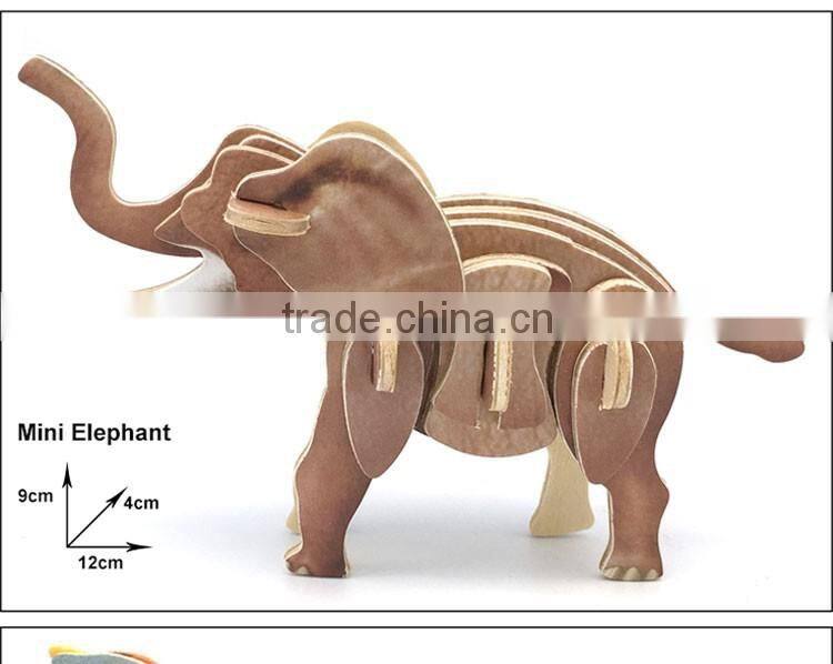 Various Sizes 3d puzzle wooden toy