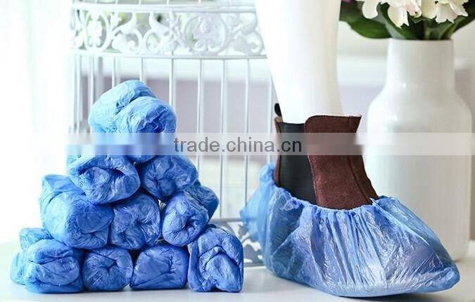 Ankle High PE Non woven disposable shoe cover for Cleanroom