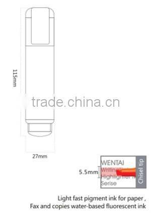 fluorescent marker pen highlighter