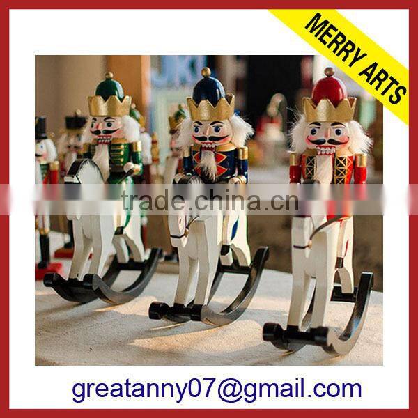 21" Hollywood Multi-Colored Stacked Soldier Decorative Christmas Nutcracker
