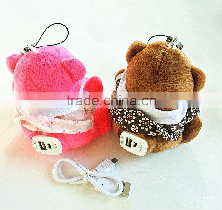 5200 mAh Cute Bear Doll Shape Universal Power Bank