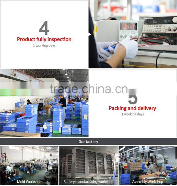 Round shape strong led torch light portable power bank 2000mah mobile custom Fast charge power bank 2600mah with CE FCC ROHS