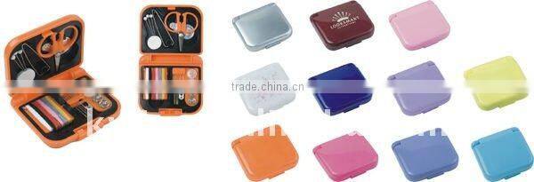 travel plastic sewing kits with sqaure shape