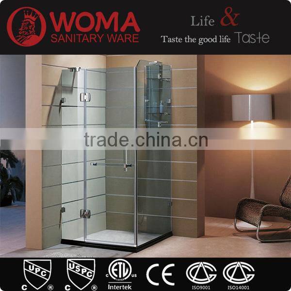 Y653 Factory Directly Selling Simple Glass Sliding Door Bathroom Luxury Shower Cabin With Frameless Glass Hinges Bath Room