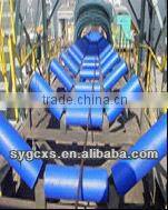 HDPE tube belt conveyor steel rollers