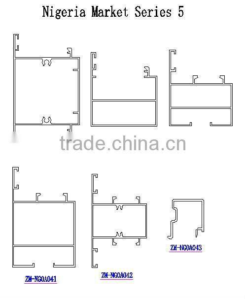 Mirror-Sheeny Electrophoresis Aluminium Profiles