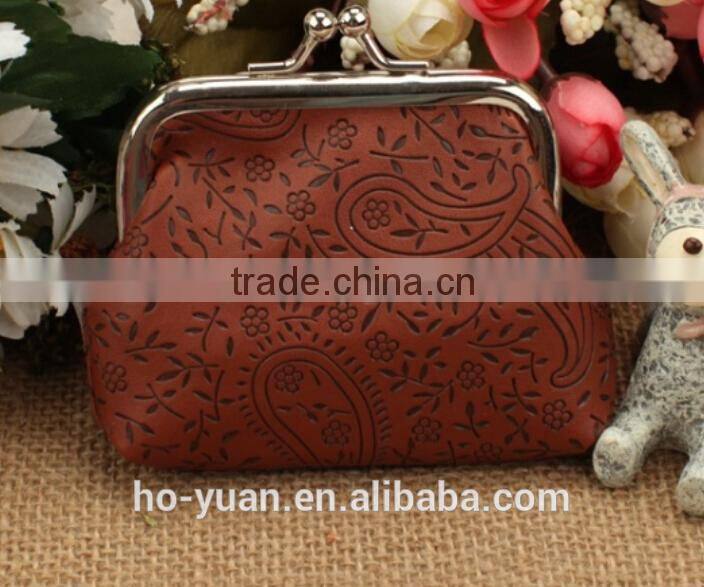 Colorful PU children coin bags/pouch/cover with zipper in fashion style