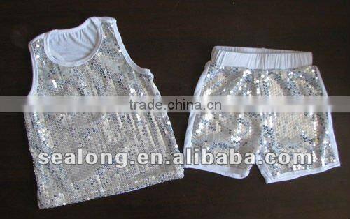 children's fashion sequin clothing sets
