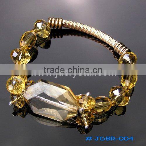 Fashionable hademade bangles crystal bracelet