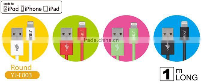 For Lightning To USB Cable with MFi Approved Sync Charge 2.4amp