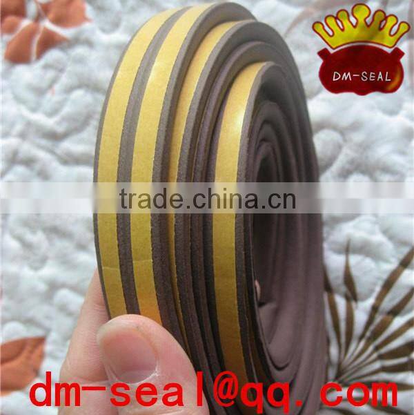 Self adhesive D/P/E shapes Window Door Weather strip