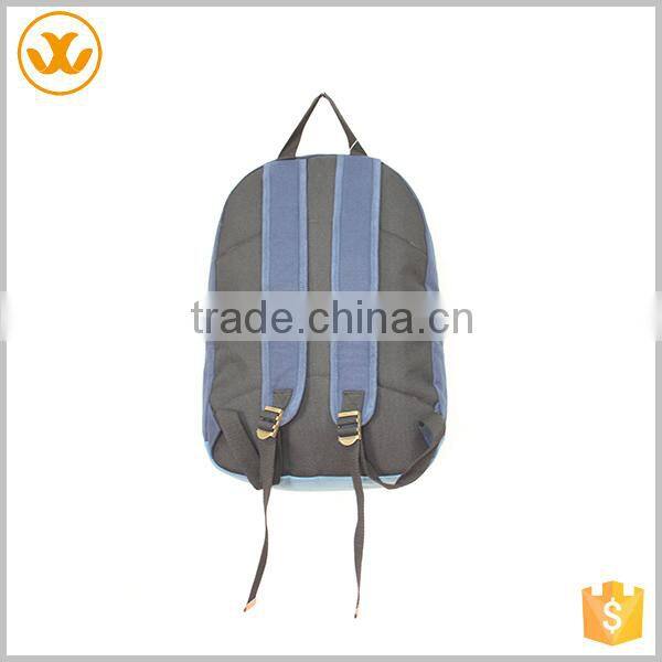 Young style shoulders china wholesale canvas bag backpack