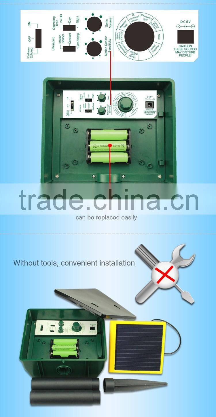 For Garden Using With PIR Sensor Cat Dog Repeller