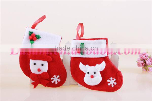 Christmas ornament funny christmas santa stockings for package