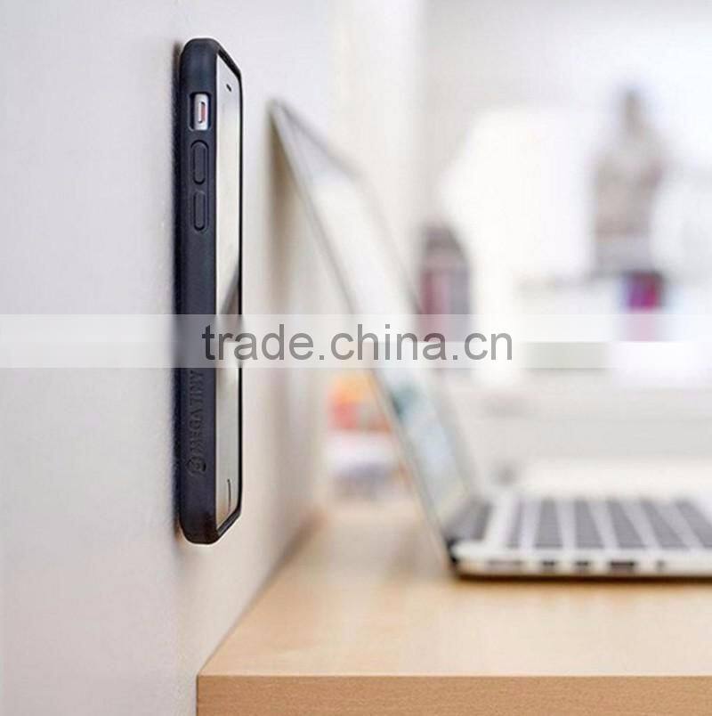 2016 Hot selling silicone products tpu and pc anti gravity phone case magic adsorption case for Iphone 5/5s 6/6s 6/6s plus