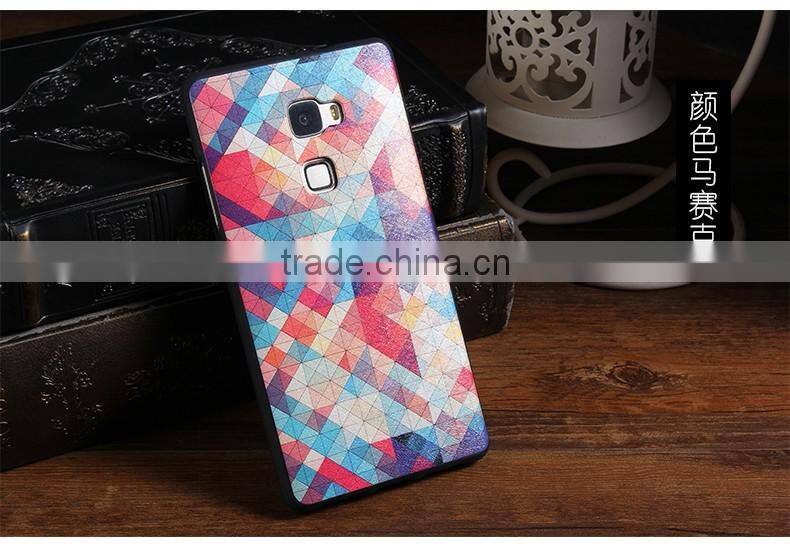 Colored drawing Flower Flag Catoon Soft TPU Silk Skin case for Huawei Mate S/Mate 8/Mate 7/Honor 7