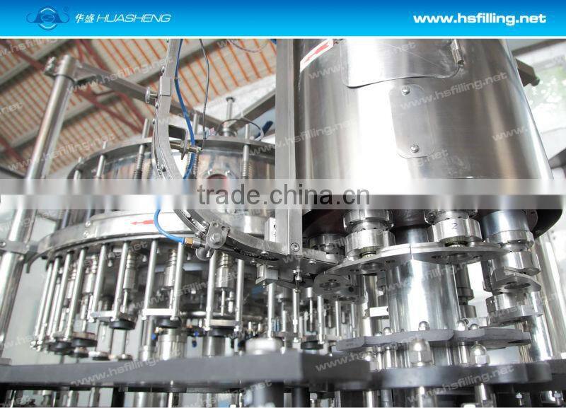 Automatic Carbonated Drink Filling Sealing Machine for Glass Bottle with Crown Cap