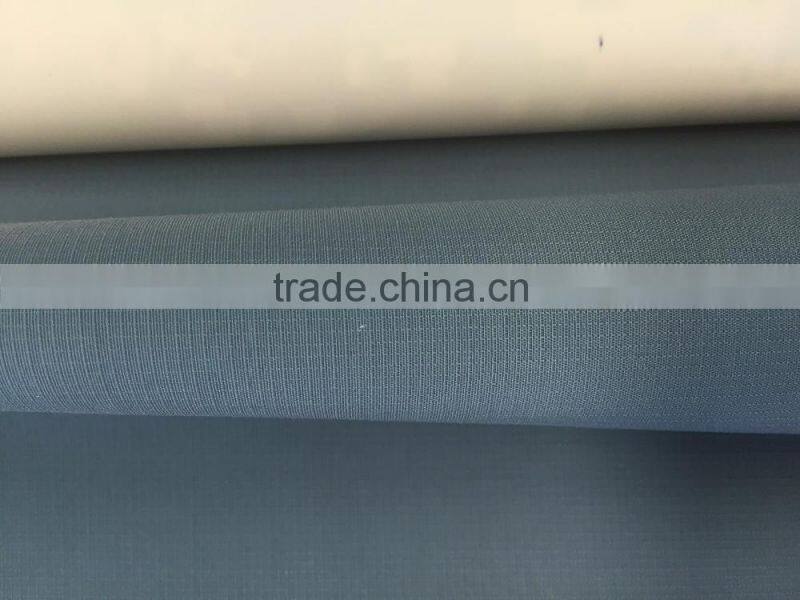 waterproof fluorescent nylon taslon PVC fabric/fireproof fabric for table cloth/pvc coated nylon fabric