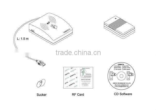 Hand free hotel locking system electronic door lock