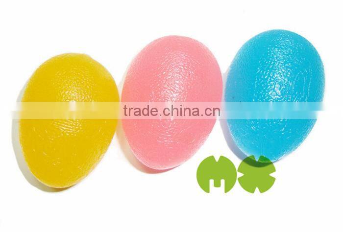 Popular High Quality Oval Shape Health Hand Silicone Gym Ball