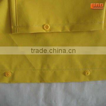 0.35mm yellow pvc raincoats