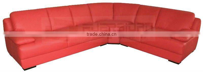 Arabic leather corner couch living room sofa