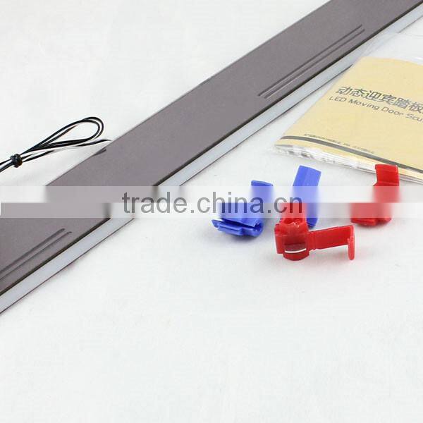 LED door sill plate for BMW F22 F34 GT F33 F01 F02 F20 X1 E84 M6 LED welcome moving door sill scuff plate light