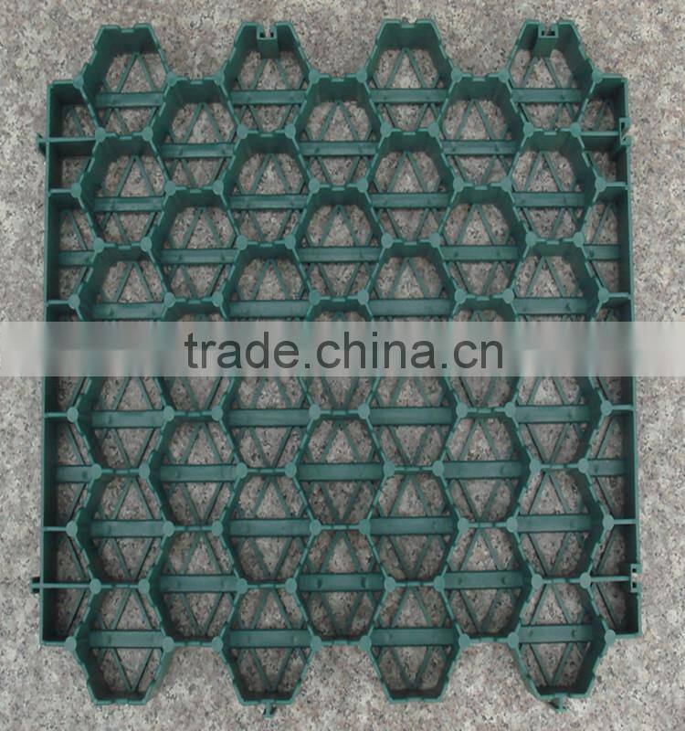 Plastic grass paver lawn grid, ground stabilization