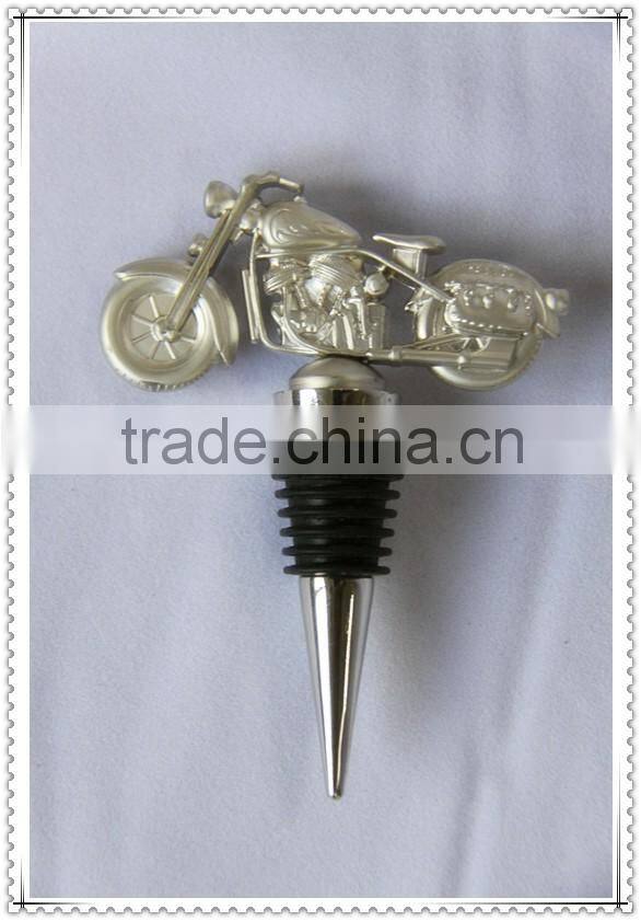 novelty motocycle shape wine bottle stopper